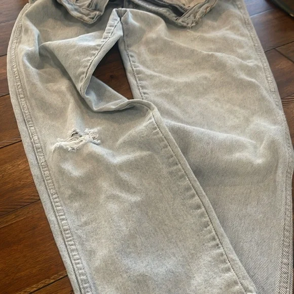 Vintage Wrangler light wash blue denim jeans high waisted rise sz 29 waist - Picture 6 of 16